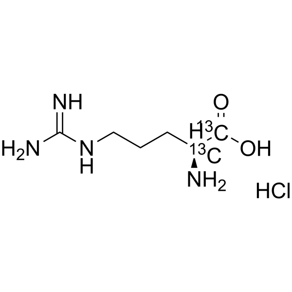 L-Arginine-1,2-13C2 hydrochloride ((S)-(+)-Arginine-1,2-13C2 (hydrochloride)) 201740-75-2